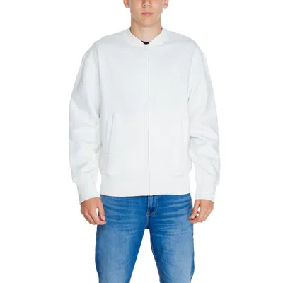 Calvin Klein Jeans Est.1978 White Cotton Rigenerato Sweater