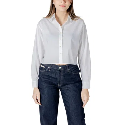 Calvin Klein Jeans Est.1978 White Cotton Sweater