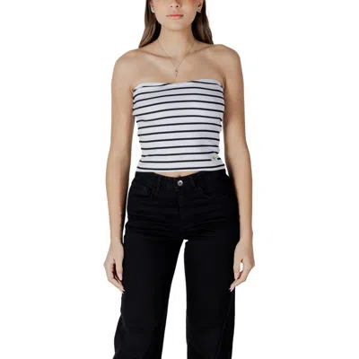 Calvin Klein Jeans Est.1978 White Recycled Cotton Top In Multi