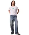 Calvin Klein Jeans Est.1978 Archive Ck Logo T-shirt In White
