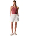 CALVIN KLEIN JEANS EST.1978 WOMEN'S DOUBLE GAUZE PULL-ON SHORTS