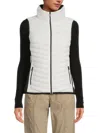 Calvin Klein Jeans Est.1978 Women's Quilted Puffer Vest In Cloud