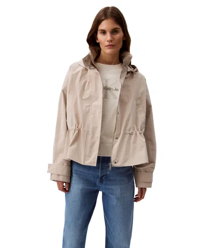 Calvin Klein Jeans Est.1978 Women's Relaxed Jacket In Humus