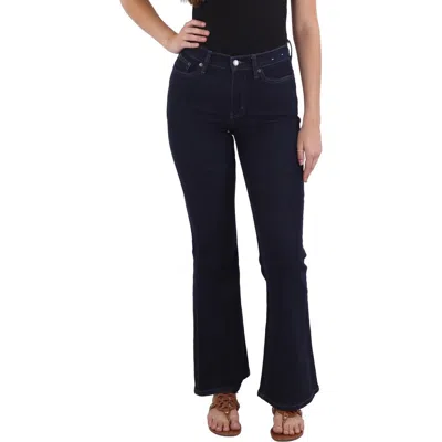 Calvin Klein Jeans Est.1978 Womens Pocket Denim Flared Jeans In Blue