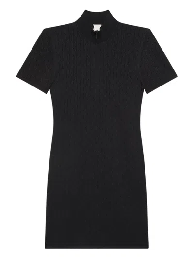 Calvin Klein Jeans Est.1978 Zip-neck Dress In Black