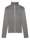 Calvin Klein Jeans Est.1978 Zip-up Ribbed Cardigan In Gray