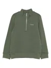 Calvin Klein Jeans Est.1978 Zip-up Sweatshirt Calvin Klein Jeans In Green