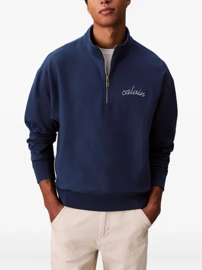 CALVIN KLEIN JEANS EST.1978 ZIPPED SWEATER