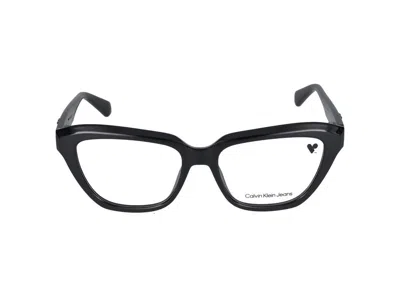 Calvin Klein Jeans Eyeglasses In Burgundy