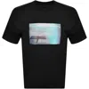 Calvin Klein Jeans Gradient T Shirt Black In Black