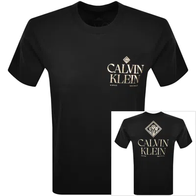 Calvin Klein Jeans Graphic T Shirt Black
