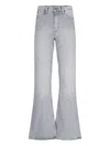 Calvin Klein Jeans Mr Relaxed Flare-mid Grey In Grey