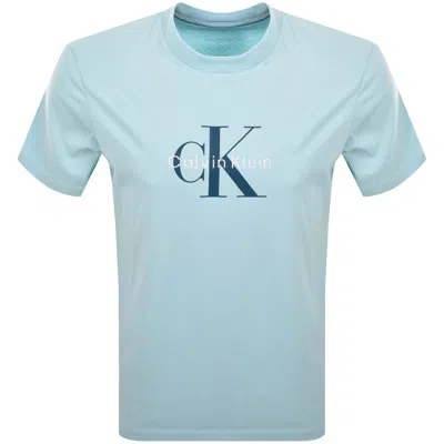 Calvin Klein Jeans Hero Monologo T Shirt Blue