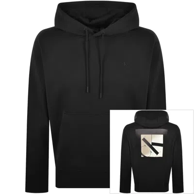 Calvin Klein Jeans Layered Logo Hoodie Black