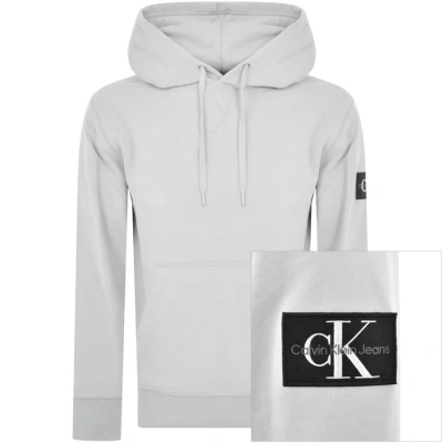 Calvin Klein Jeans Logo Hoodie Grey