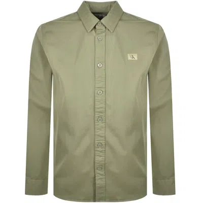 Calvin Klein Jeans Long Sleeve Shirt Green