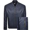 Calvin Klein Jeans Nylon Bomber Jacket Navy In Blue