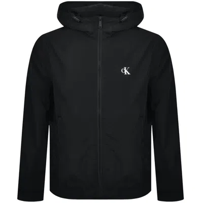 Calvin Klein Jeans Nylon Windbreaker Black