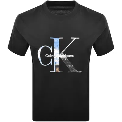 Calvin Klein Jeans Photo Monogram T Shirt Black