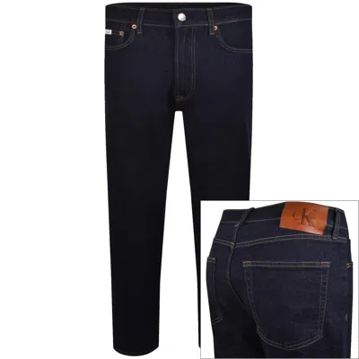 Calvin Klein Jeans Straight Fit Jeans Dark Blue