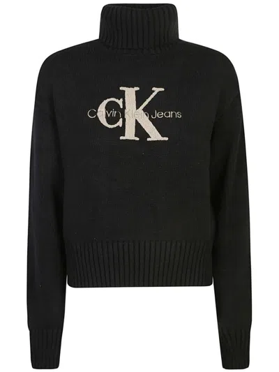 Calvin Klein Jeans Sweaters In Black