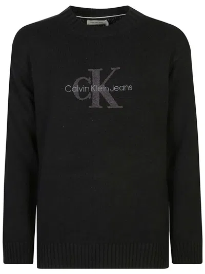 Calvin Klein Jeans Sweaters In Schwarz