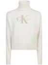 Calvin Klein Jeans Sweaters In White