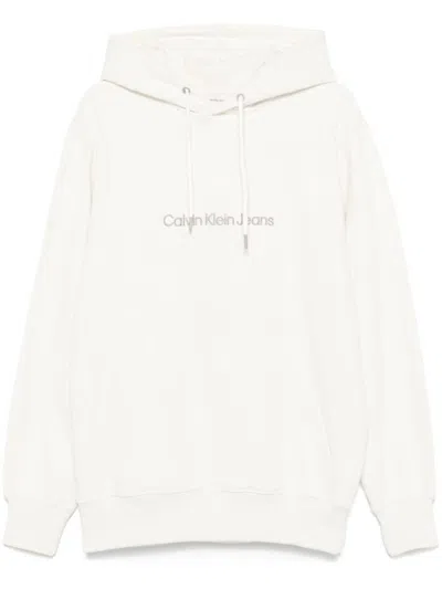 Calvin Klein Jeans Sweaters In White