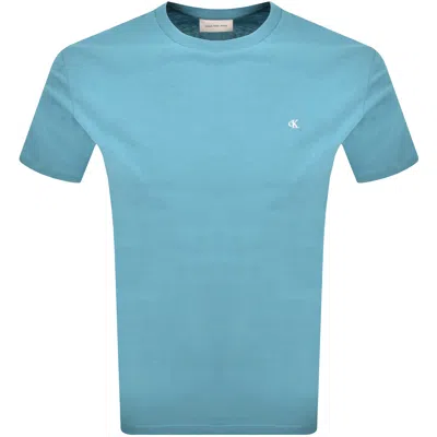 Calvin Klein Jeans T Shirt Blue Steam