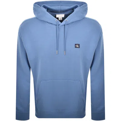 Calvin Klein Jeans Terry Hoodie Blue