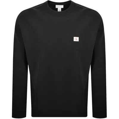 Calvin Klein Jeans Terry Sweatshirt Black