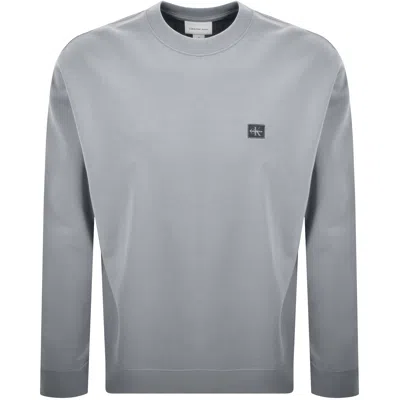 Calvin Klein Jeans Terry Sweatshirt Grey