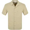 Calvin Klein Jeans Textured Shirt Khaki In Khaki