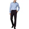 Calvin Klein Mens Refined Cotton Stretch Dress Shirt Regular Slim Fit
