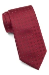 Calvin Klein Jerry Neat Tie In Red