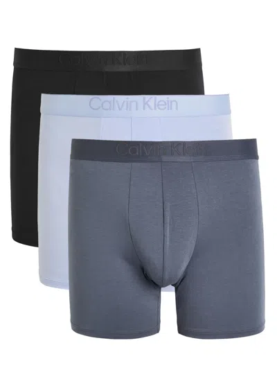 Calvin Klein Jersey Boxer Briefs In Blue