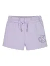 Calvin Klein Girls Metallic Ck Shorts