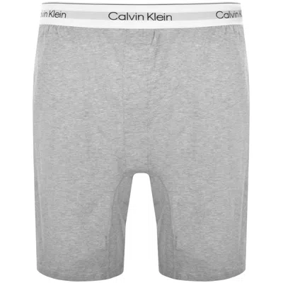Calvin Klein Jersey Shorts Grey In Gray