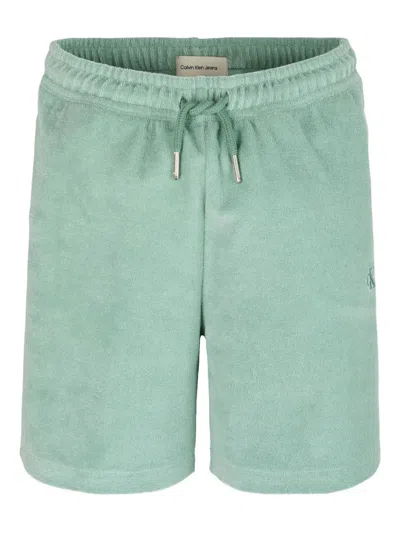 CALVIN KLEIN JERSEY TRACK SHORTS