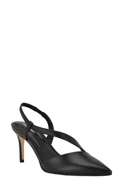Calvin Klein Jistine Slingback Pump In Black