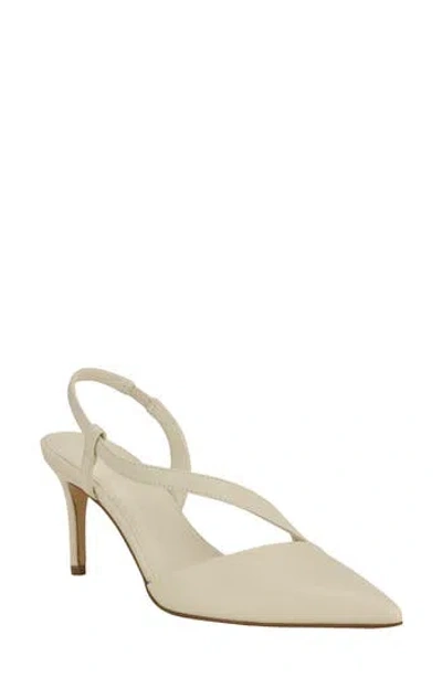 Calvin Klein Jistine Slingback Pump In White