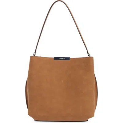 Calvin Klein Jodi Bucket Bag In Brown