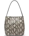 Calvin Klein Jodi Snake Bucket Bag In Multi