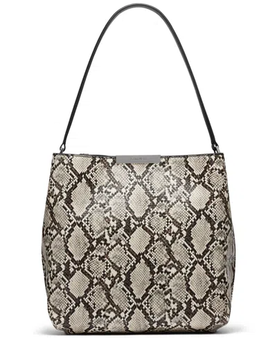 Calvin Klein Jodi Snake Bucket Bag In Multi