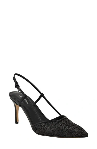 Calvin Klein Juliesa Slingback Pump In Black