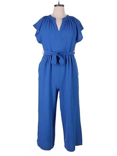 Pre-owned Calvin Klein Jumpsuit In Blue