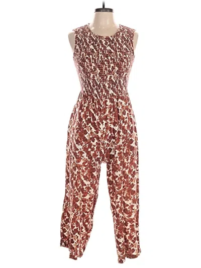 Pre-owned Calvin Klein Jumpsuit In Brown