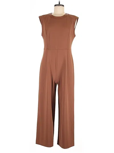 Pre-owned Calvin Klein Jumpsuit In Brown