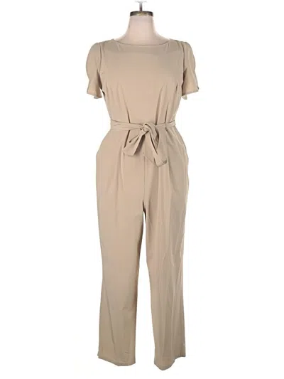 Pre-owned Calvin Klein Jumpsuit In Brown