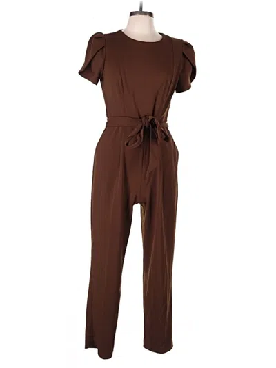 Pre-owned Calvin Klein Jumpsuit In Brown